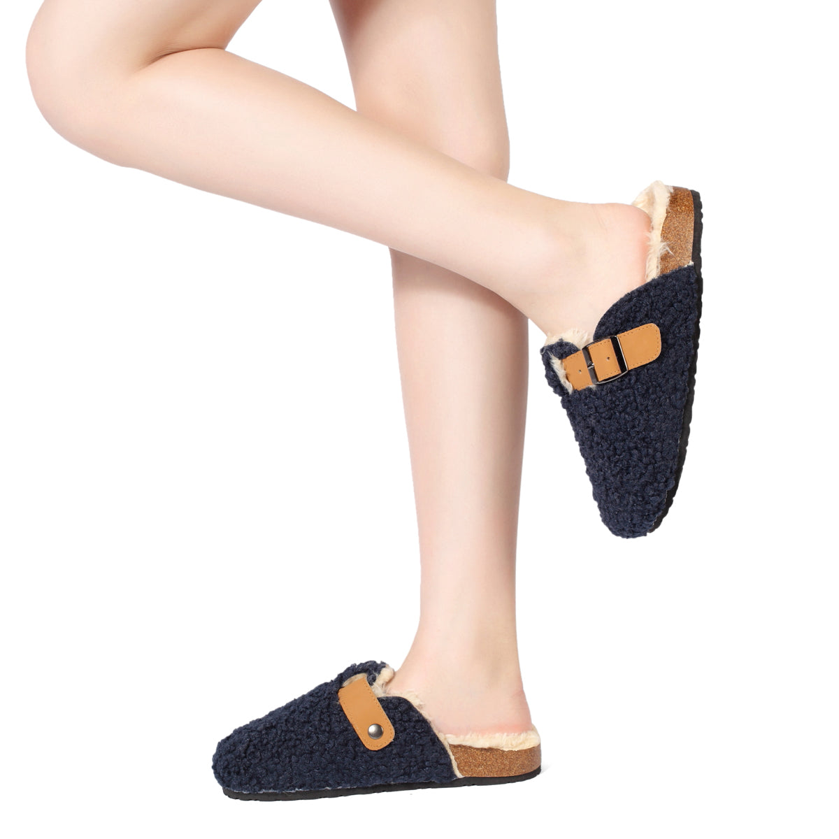 Cork discount clog slippers